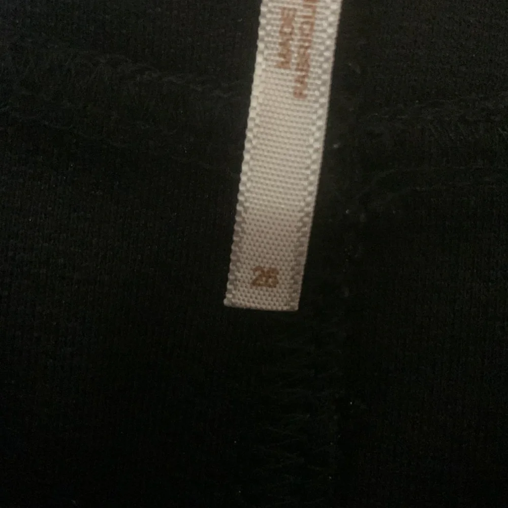 FREE PEOPLE. Black Metallic Moto‎ Size 26